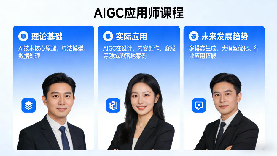 AIGC应用师课程，覆盖了AI技术的理论基础、实际应用、以及未来发展趋势网创项目-知识付费-在线课程-自媒体创业-网络副业-优利资源优利资源网