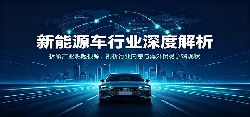新能源车行业深度解析:拆解产业崛起根源,剖析行业内卷与海外贸易争端现状网创项目-知识付费-在线课程-自媒体创业-网络副业-优利资源优利资源网