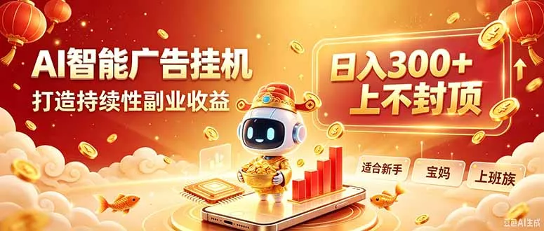 告别手动干活！AI自动化，解锁线上被动收益网创项目-知识付费-在线课程-自媒体创业-网络副业-优利资源优利资源网