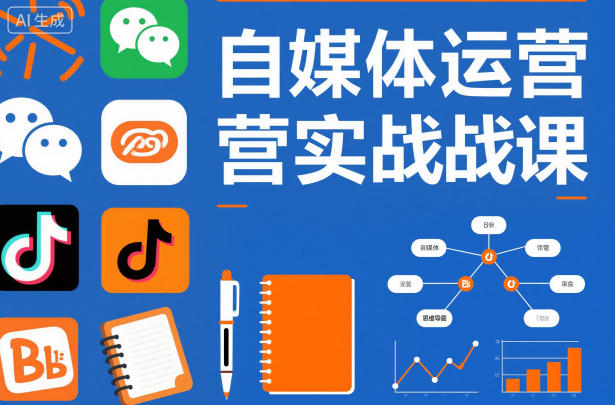 自媒体运营实战课，掌握一套系统的自媒体运营底层方法论，成为优秀的内容创作者网创项目-知识付费-在线课程-自媒体创业-网络副业-优利资源优利资源网
