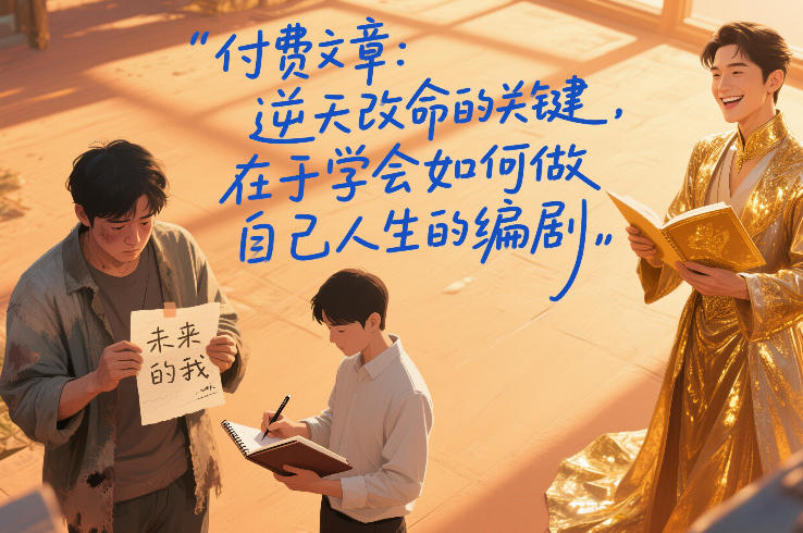 付费文章：逆天改命的关键，在于学会如何做自己人生的编剧网创项目-知识付费-在线课程-自媒体创业-网络副业-优利资源优利资源网