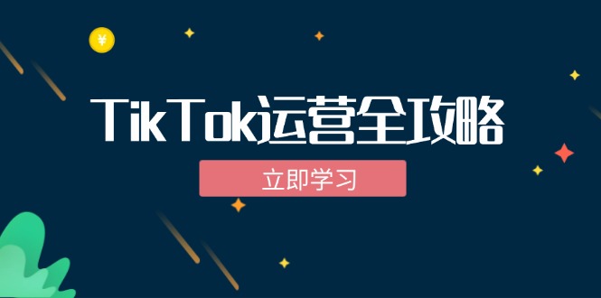 （12739期）TikTok实战运营全攻略：从下载软件到变现，抖音海外版实操教程网创项目-知识付费-在线课程-自媒体创业-网络副业-优利资源优利资源网