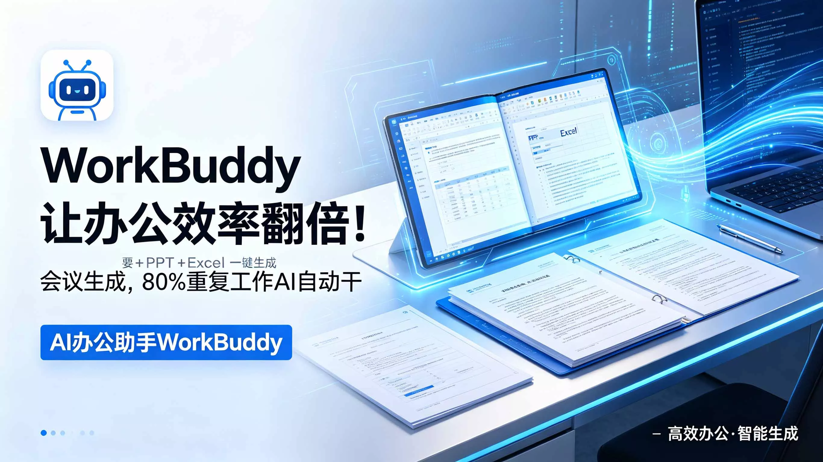 WorkBuddy让办公效率翻倍！会议纪要+PPT+Excel一键生成，80%重复工作AI自动干网创项目-知识付费-在线课程-自媒体创业-网络副业-优利资源优利资源网