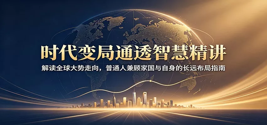 时代变局通透智慧精讲:解读全球大势走向,普通人兼顾家国与自身的长远布局指南网创项目-知识付费-在线课程-自媒体创业-网络副业-优利资源优利资源网