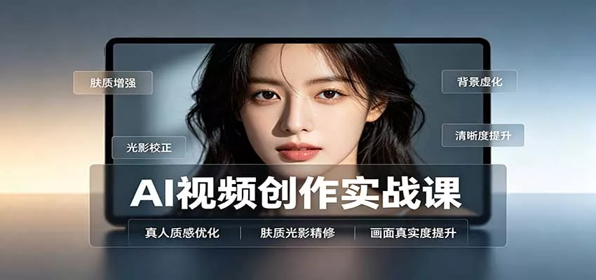 AI视频创作实战课：人物面部情绪调试，真人质感优化，提示词模板与变现方向网创项目-知识付费-在线课程-自媒体创业-网络副业-优利资源优利资源网
