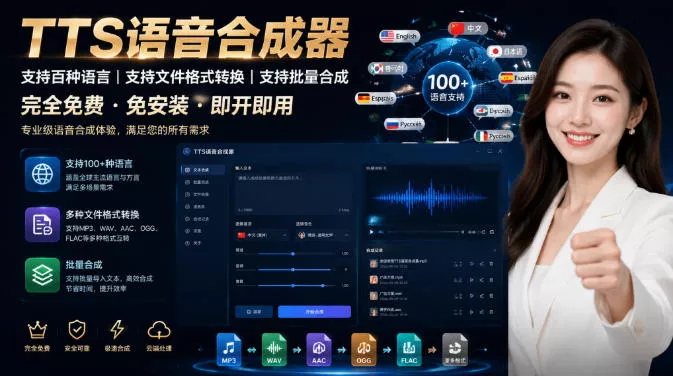 最新TTS配音，支持批量，支持文件格式转换，功能超多网创项目-知识付费-在线课程-自媒体创业-网络副业-优利资源优利资源网