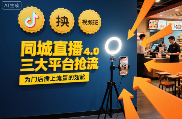 同城直播实操班4.0，三大平台抢流，为门店插上流量的翅膀网创项目-知识付费-在线课程-自媒体创业-网络副业-优利资源优利资源网