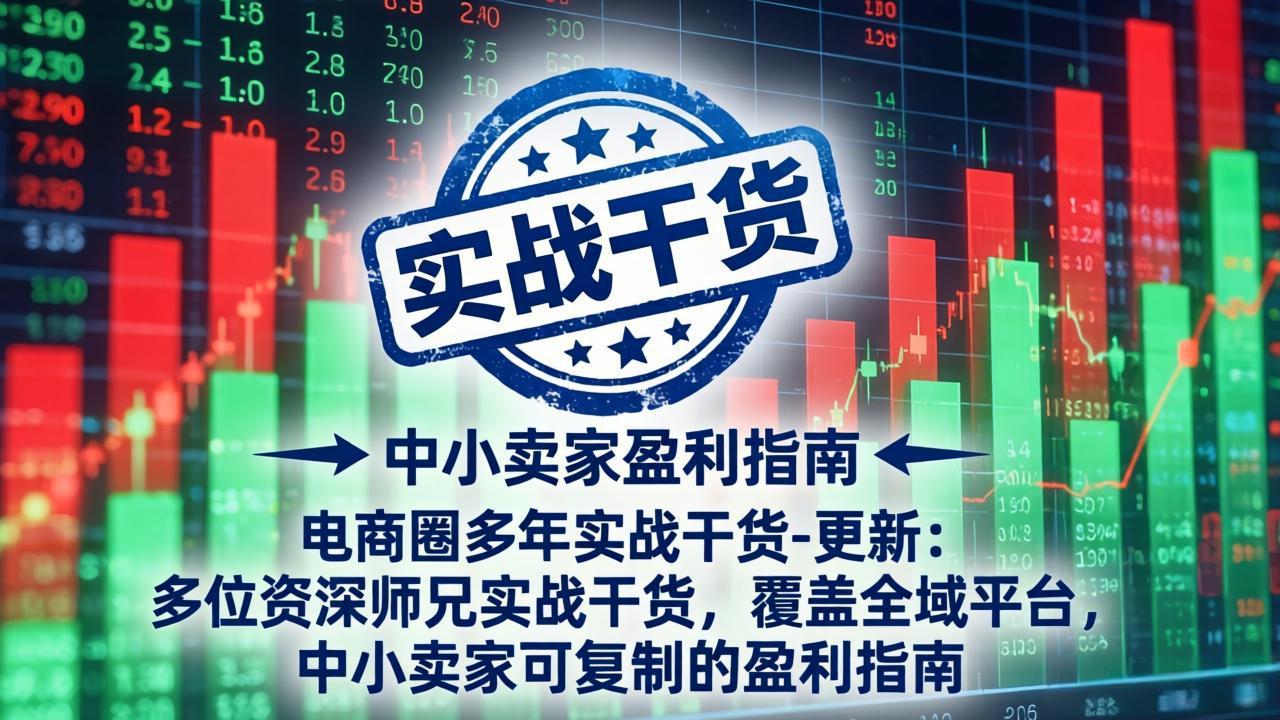 电商圈多年实战干货-更新4月：多位资深师兄实战干货，覆盖全域平台，中小卖家可复制的盈利指南网创项目-知识付费-在线课程-自媒体创业-网络副业-优利资源优利资源网