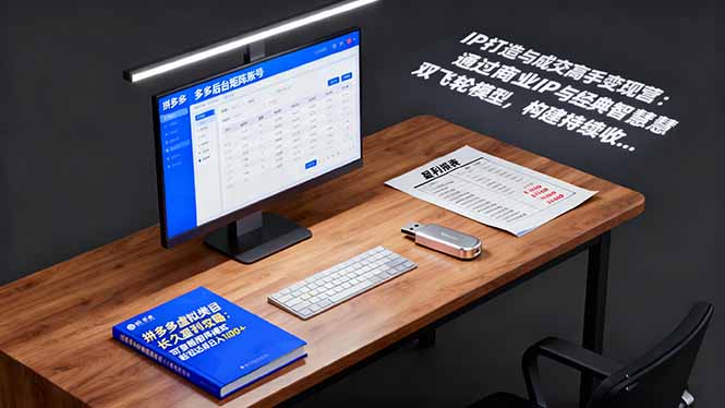 IP打造与成交高手变现营:通过商业IP+经典智慧双飞轮模型 构建持续收钱系统网创项目-知识付费-在线课程-自媒体创业-网络副业-优利资源优利资源网