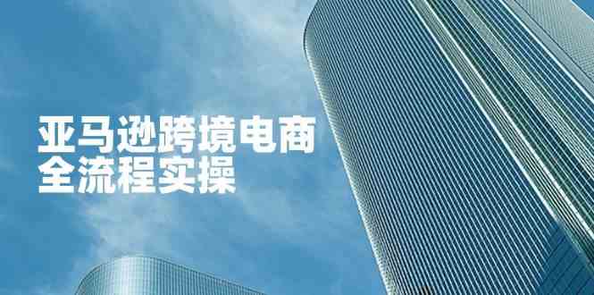 亚马逊跨境电商全流程实操，教你从零开始，掌握店铺运营与广告技巧网创项目-知识付费-在线课程-自媒体创业-网络副业-优利资源优利资源网