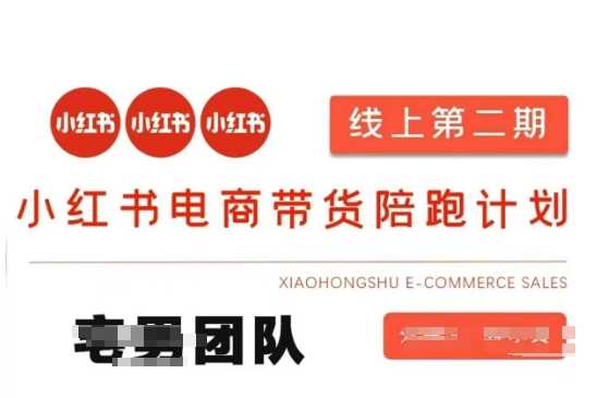 小红书电商带货课2期，月利润20个的小红书电商的有货源，无货源，虚拟产品，付费投流等整套玩法网创项目-知识付费-在线课程-自媒体创业-网络副业-优利资源优利资源网