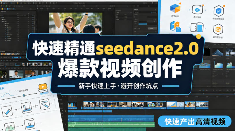 快速精通seedance2.0爆款视频创作，快速产出高清视频，避开大量创作坑点，新手也能快速上手网创项目-知识付费-在线课程-自媒体创业-网络副业-优利资源优利资源网