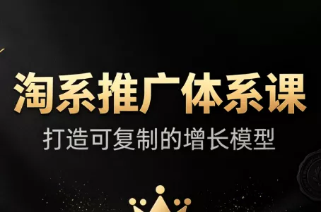 大山·淘系推广体系课 大山·淘系推广体系课