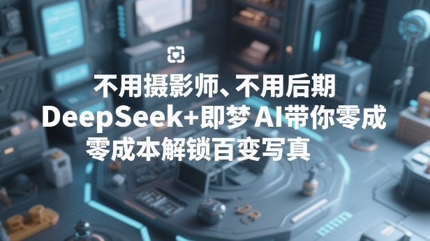 不用摄影师、不用后期，DeepSeek+即梦AI带你零成本解锁百变写真！网创项目-知识付费-在线课程-自媒体创业-网络副业-优利资源优利资源网
