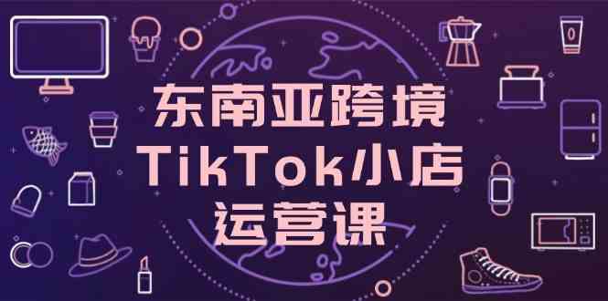 东南亚跨境TikTok小店运营课，掌握店铺设置与流量转化核心技巧网创项目-知识付费-在线课程-自媒体创业-网络副业-优利资源优利资源网