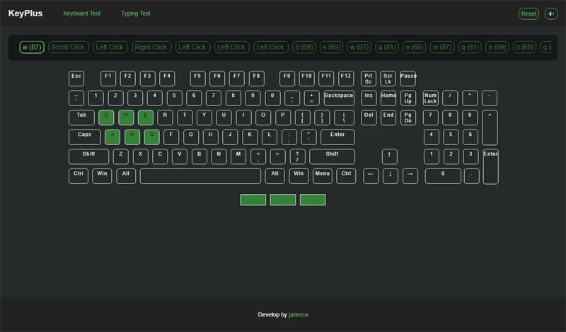 HTML键盘鼠标按键检测测试工具网页源码网创项目-知识付费-在线课程-自媒体创业-网络副业-优利资源优利资源网