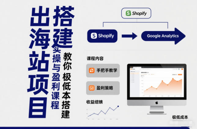小淘出海站项目，搭建实操与盈利课程，手把手教你用极低成本搭建网创项目-知识付费-在线课程-自媒体创业-网络副业-优利资源优利资源网