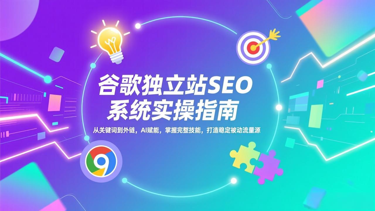 谷歌独立站SEO系统实操(更新网创项目-知识付费-在线课程-自媒体创业-网络副业-优利资源优利资源网