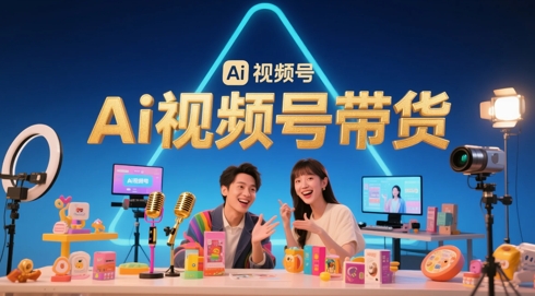 风口已至！AI视频号带货轻松月入过1W，99%的普通人却卡在内容制作门槛网创项目-知识付费-在线课程-自媒体创业-网络副业-优利资源优利资源网