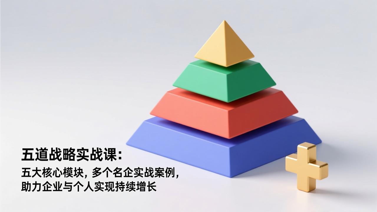 五道战略实战课：五大核心模块，多个名企实战案例，助力企业与个人实现持续增长网创项目-知识付费-在线课程-自媒体创业-网络副业-优利资源优利资源网