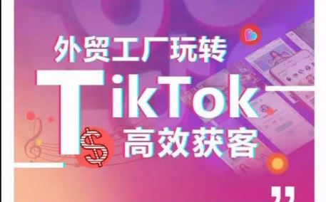 外贸工厂玩转TikTok高效获客，多种引流方式与账号定位技巧，拆解爆款短视频打造成功案例网创项目-知识付费-在线课程-自媒体创业-网络副业-优利资源优利资源网
