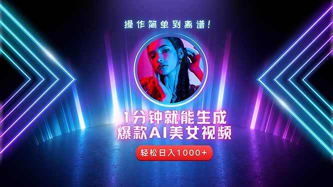 （14702期）2025年最强副业：用AI做短视频，从零开始打造爆款账号！网创项目-知识付费-在线课程-自媒体创业-网络副业-优利资源优利资源网