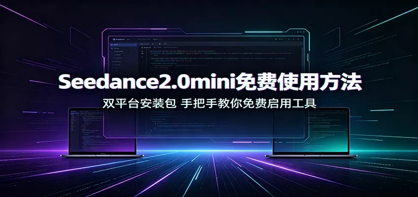 Seedance2.0mini免费使用方法：双平台安装包，手把手教你免费启用工具网创项目-知识付费-在线课程-自媒体创业-网络副业-优利资源优利资源网