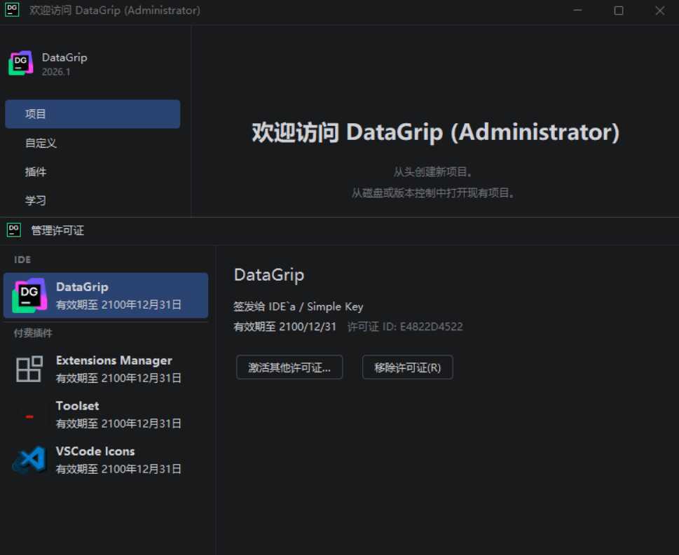 DataGrip v2026.1.0 高级版网创项目-知识付费-在线课程-自媒体创业-网络副业-优利资源优利资源网
