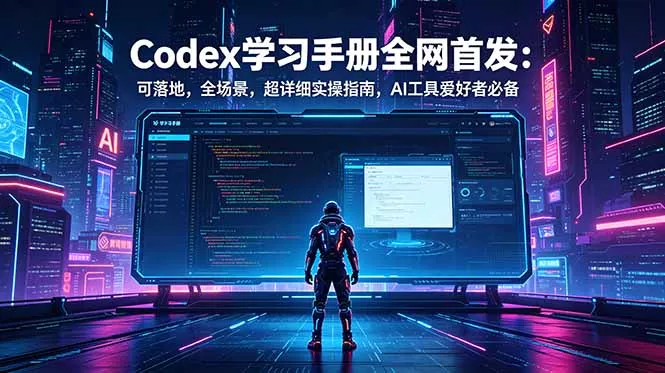Codex学习手册全网首发：可落地，全场景，超详细实操指南，AI工具爱好者必备网创项目-知识付费-在线课程-自媒体创业-网络副业-优利资源优利资源网