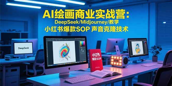 （15460期）AI绘画商业实战营：DeepSeek/Midjourney/教学 小红书爆款SOP 声音克隆技术网创项目-知识付费-在线课程-自媒体创业-网络副业-优利资源优利资源网