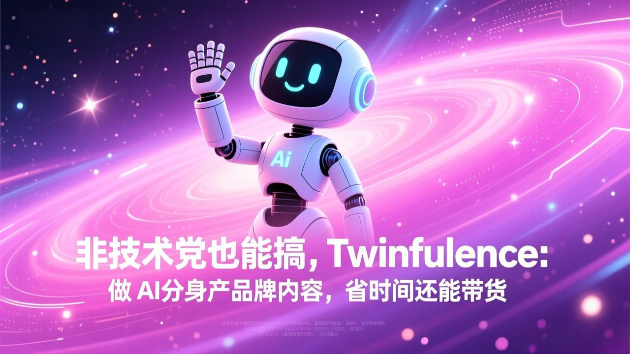 非技术党也能搞!Twinfluence:做 AI 分身产品牌内容,省时间还能带货网创项目-知识付费-在线课程-自媒体创业-网络副业-优利资源优利资源网