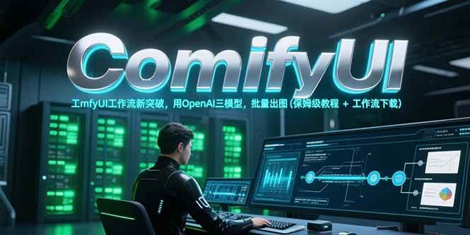 （15191期）ComfyUI工作流新突破，用OpenAI三模型，批量出图(保姆级教程+工作流下载)网创项目-知识付费-在线课程-自媒体创业-网络副业-优利资源优利资源网