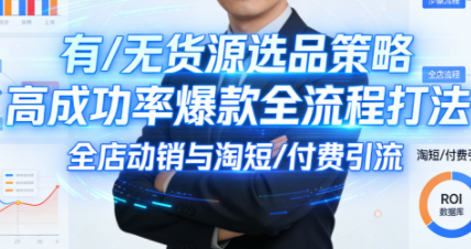 子鹏讲电商·淘宝私家班(更新2026)网创项目-知识付费-在线课程-自媒体创业-网络副业-优利资源优利资源网