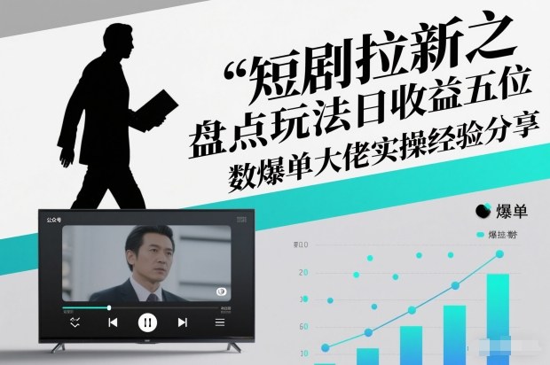短剧拉新之盘点玩法日收益五位数爆单大佬实操经验分享网创项目-知识付费-在线课程-自媒体创业-网络副业-优利资源优利资源网