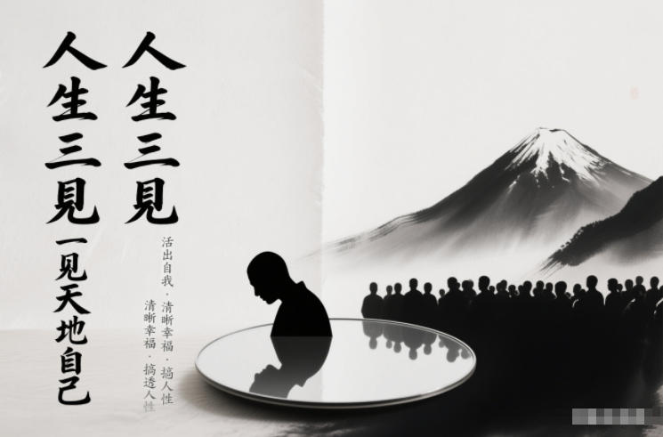 人生三见一见天地见众生见自己，活出自我拥有清晰幸福人生，搞透人性网创项目-知识付费-在线课程-自媒体创业-网络副业-优利资源优利资源网