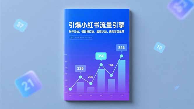 引爆小红书流量引擎，账号定位、视觉锤打造、底层认知，撬动首页推荐网创项目-知识付费-在线课程-自媒体创业-网络副业-优利资源优利资源网