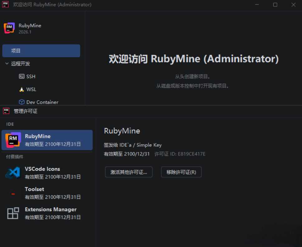 RubyMine v2026.1.0.0 高级版网创项目-知识付费-在线课程-自媒体创业-网络副业-优利资源优利资源网
