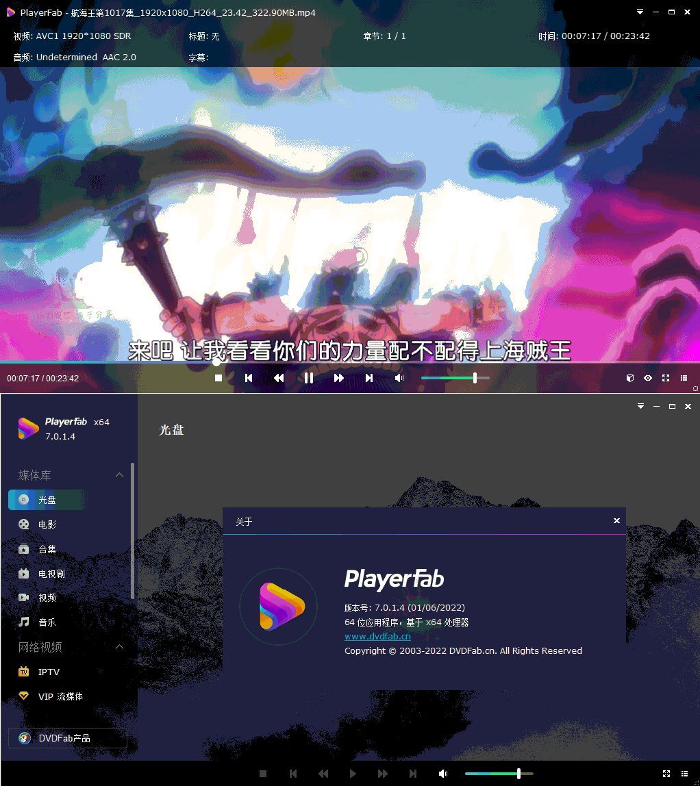 DVDFab Player 7.0.5.4中文版网创项目-知识付费-在线课程-自媒体创业-网络副业-优利资源优利资源网