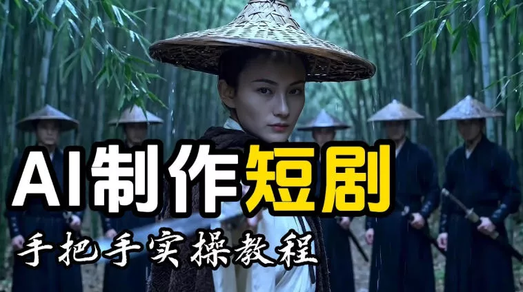 【保姆级手把手教程】AI短剧制作完整流程教学，从小白零基础到成片大神网创项目-知识付费-在线课程-自媒体创业-网络副业-优利资源优利资源网