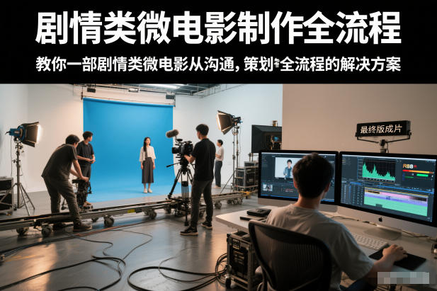 剧情类微电影制作全流程，教你一部剧情类微电影从沟通，策划到拍摄制作全流程的解决方案网创项目-知识付费-在线课程-自媒体创业-网络副业-优利资源优利资源网