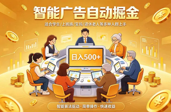 2026年最好做的项目：自动掘金项目，小白轻易上手，单日轻松收入500+【揭秘】网创项目-知识付费-在线课程-自媒体创业-网络副业-优利资源优利资源网