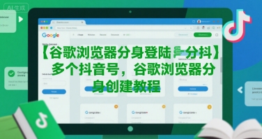 谷歌浏览器分身登陆多个抖音号，谷歌浏览器分身创建教程网创项目-知识付费-在线课程-自媒体创业-网络副业-优利资源优利资源网