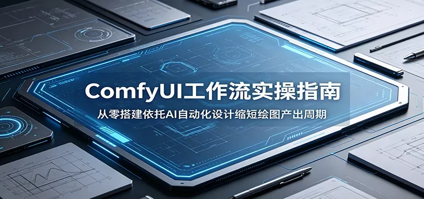 ComfyUI 工作流实操指南：从零搭建依托AI自动化设计缩短绘图产出周期网创项目-知识付费-在线课程-自媒体创业-网络副业-优利资源优利资源网
