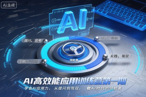 AI高效能应用训练营第一期，学会AI应用力，从提问到驾驭，做AI时代的领航者网创项目-知识付费-在线课程-自媒体创业-网络副业-优利资源优利资源网
