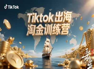 Tiktok出海淘金训练营，跨境电商TK实战变现网创项目-知识付费-在线课程-自媒体创业-网络副业-优利资源优利资源网