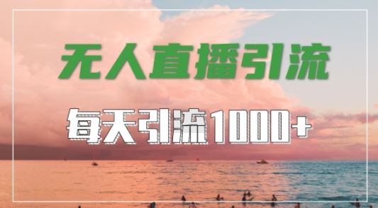 抖音快手视频号全平台通用，无人直播引流法，超暴力引流1000+高质量精准创业粉【揭秘】网创项目-知识付费-在线课程-自媒体创业-网络副业-优利资源优利资源网