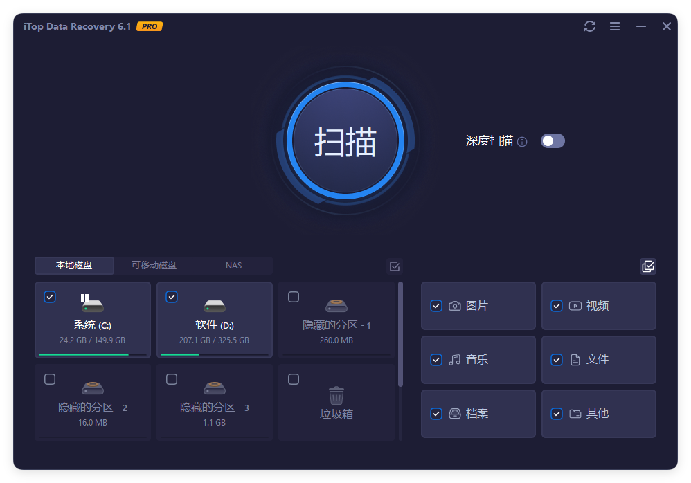 iTop Data Recovery Pro v6.1.0.936便携版网创项目-知识付费-在线课程-自媒体创业-网络副业-优利资源优利资源网