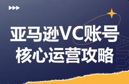 亚马逊VC账号核心玩法解析，实战经验拆解产品模块运营技巧，提升店铺GMV，有效提升运营利润网创项目-知识付费-在线课程-自媒体创业-网络副业-优利资源优利资源网