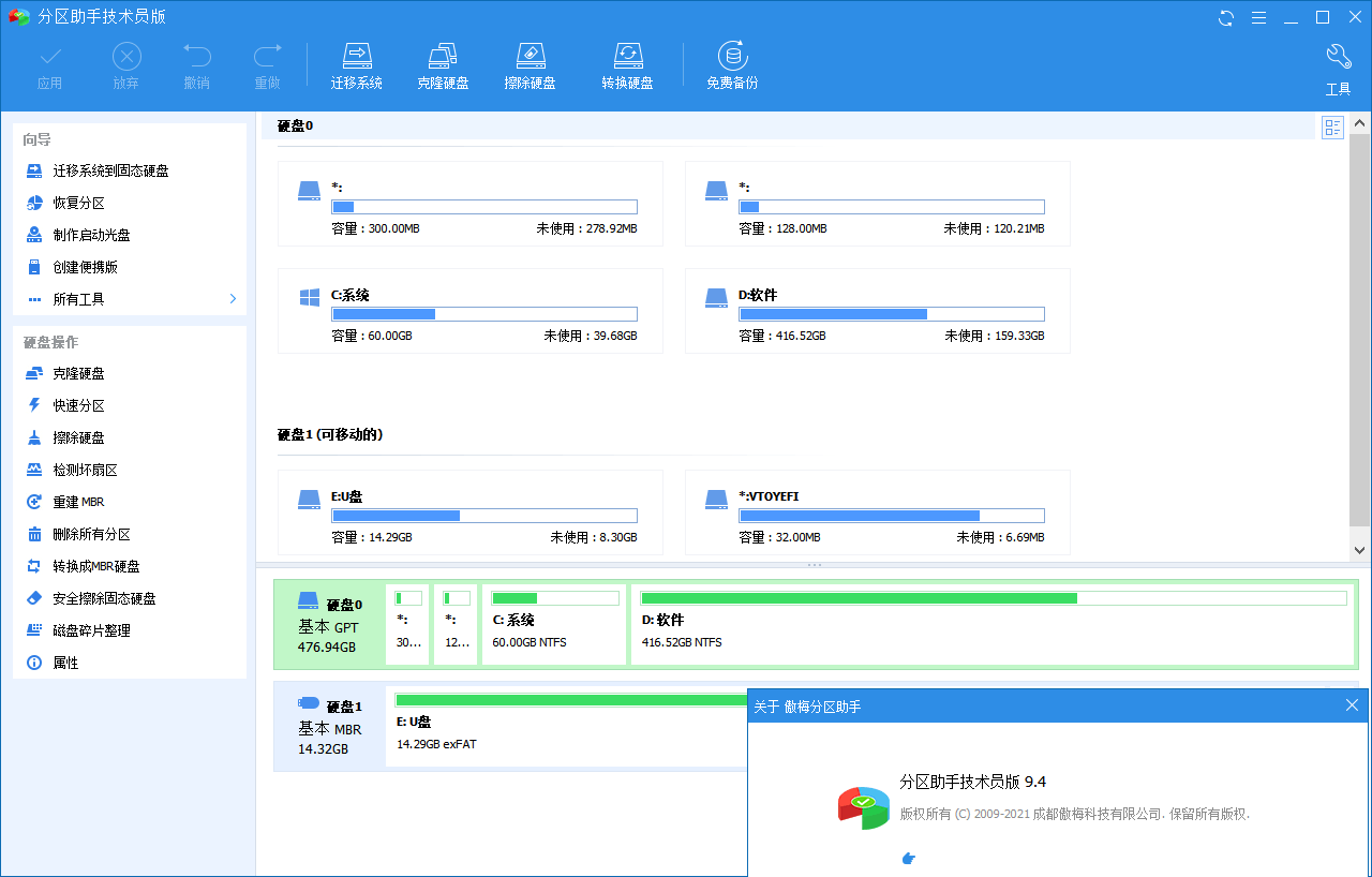 分区助手技术员v10.12.0特别版网创项目-知识付费-在线课程-自媒体创业-网络副业-优利资源优利资源网