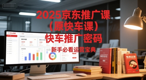 2025京东推广课（原快车课）解锁京东快车推广密码，新手必看运营宝典网创项目-知识付费-在线课程-自媒体创业-网络副业-优利资源优利资源网